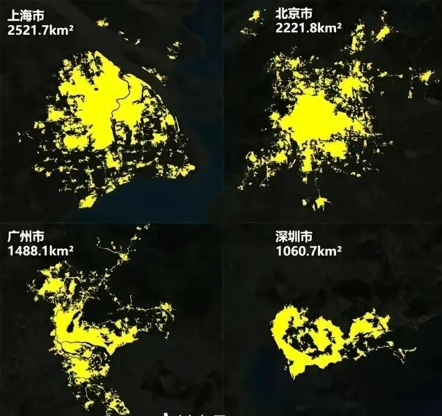 上海目前的建成区面积已经超过2500平方公里，位居全国第一，上海总面积约6500