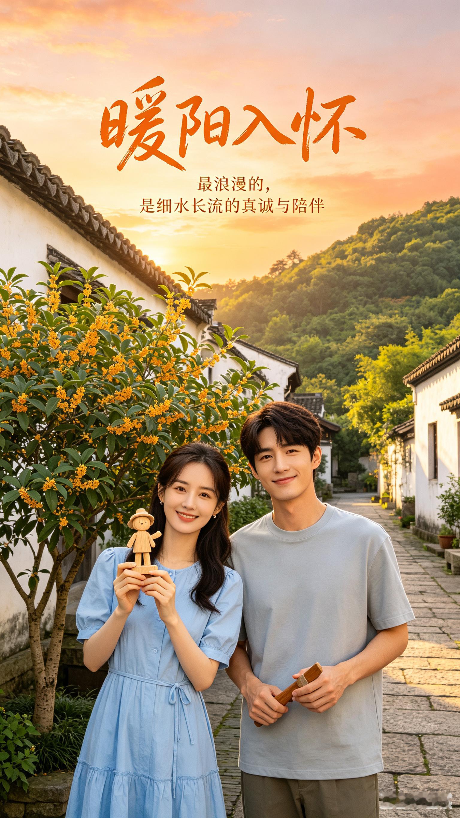 微小说大赛烟火剧场《暖阳入怀》林晚拖着行李箱，站在“青溪古镇”的入口，望着眼前青