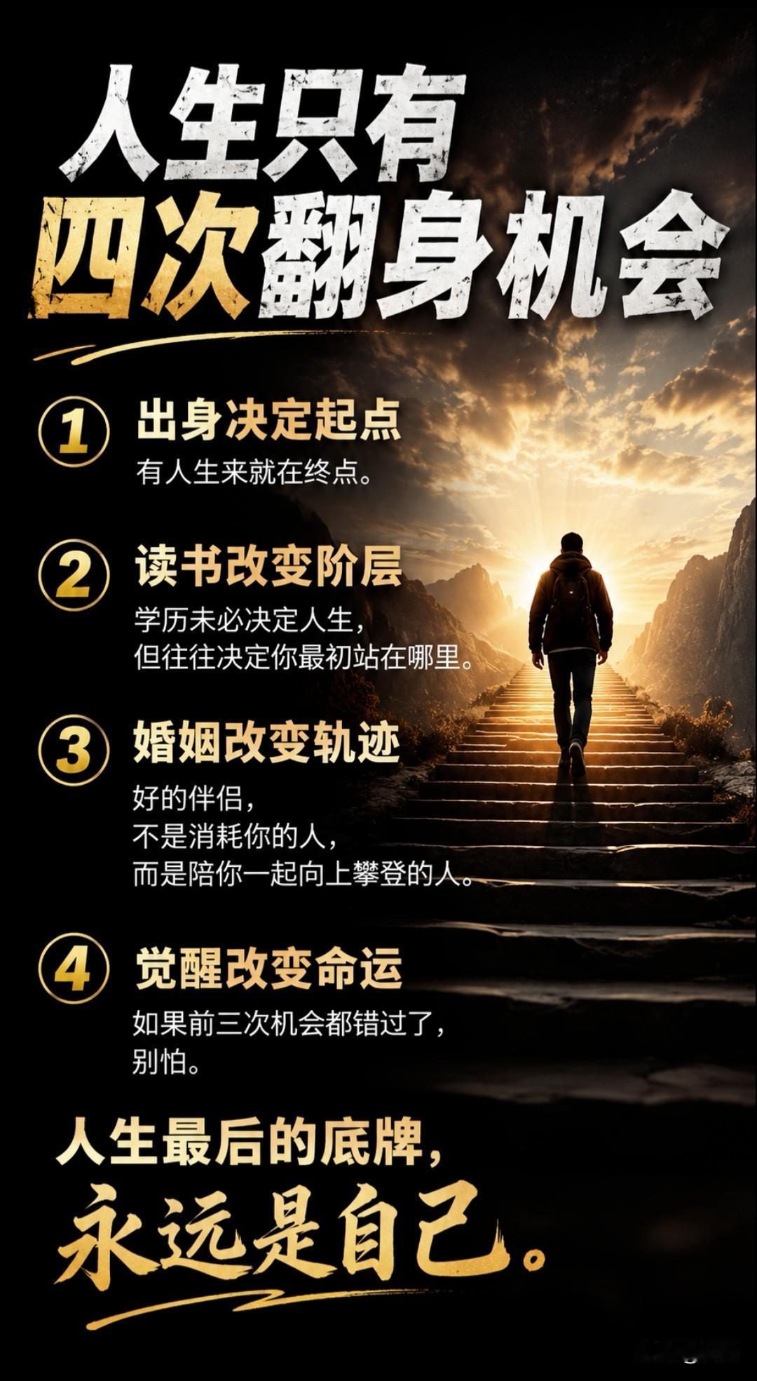 认知低的人，看见的是困难、局限、取舍；认知高的人，看见的是规律、趋势、机遇。