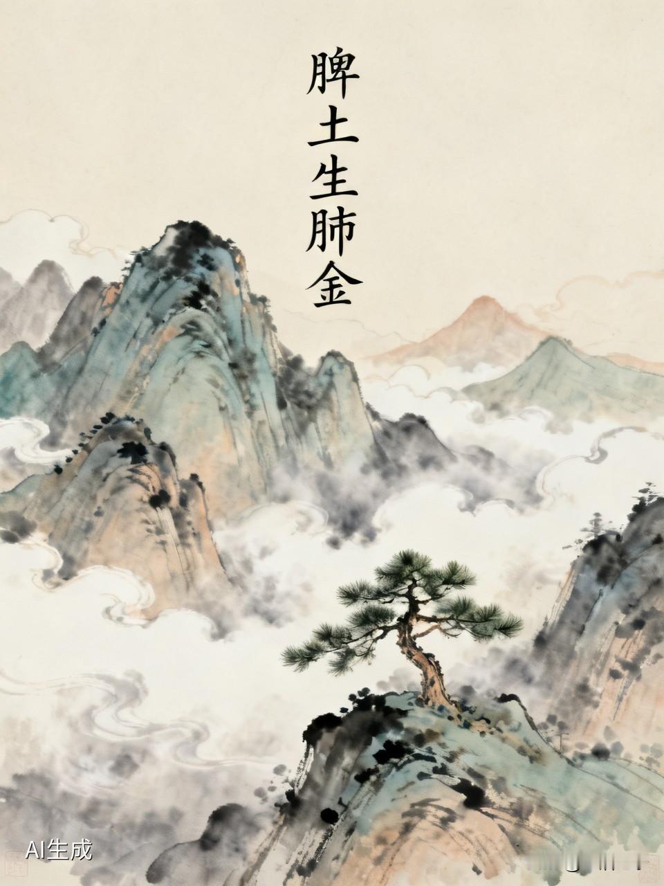 中医说“脾土生肺金”，这其实是五行相生的概念，脾属土，肺属金。
从小孩咳嗽能看出