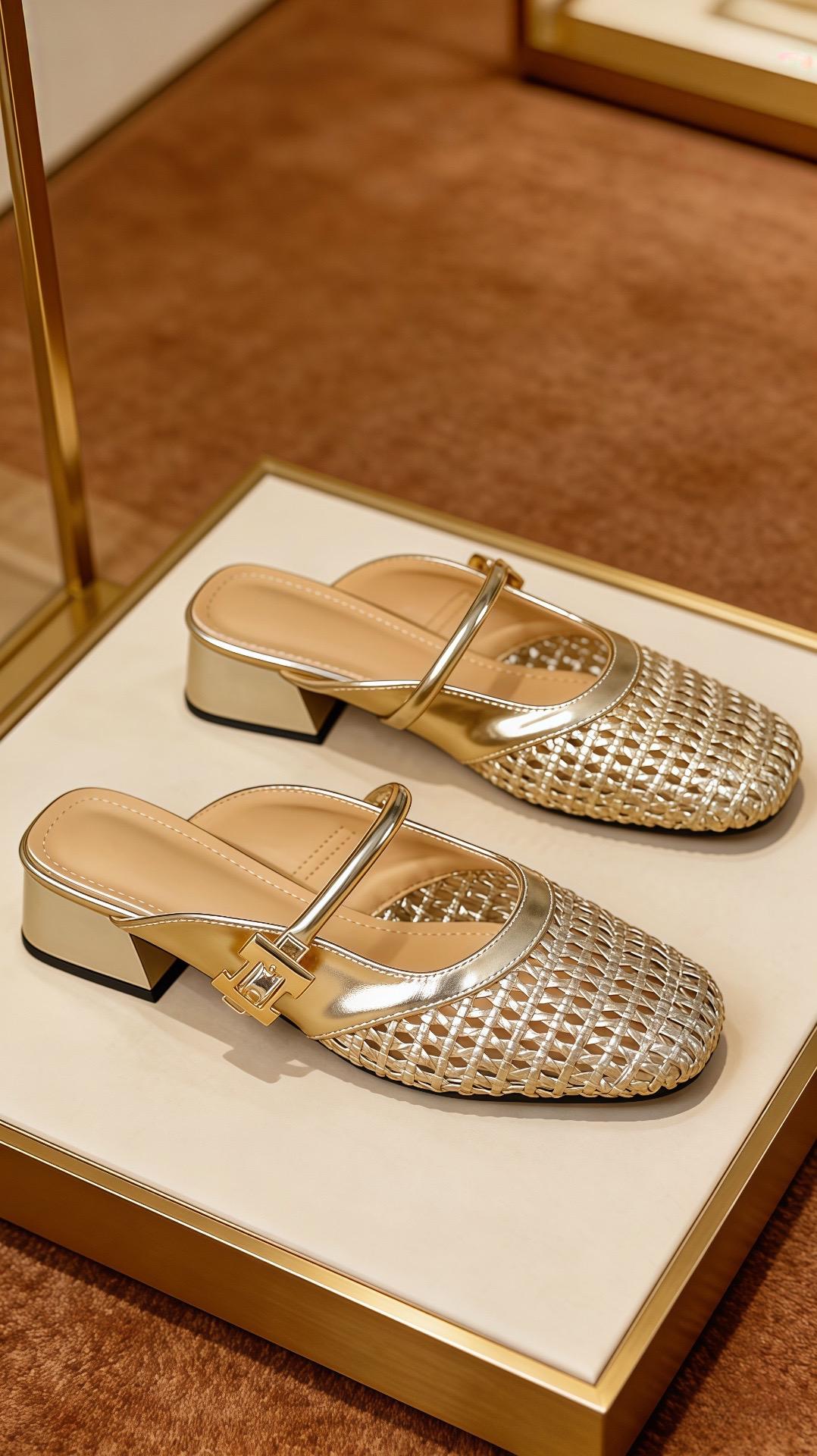 镂空包头拖 休闲百搭