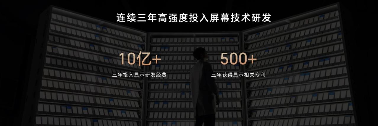 新荣耀三年的时间，就屏幕方面技术研发就投入超10亿，这也难怪阿耀每年在护眼和屏幕