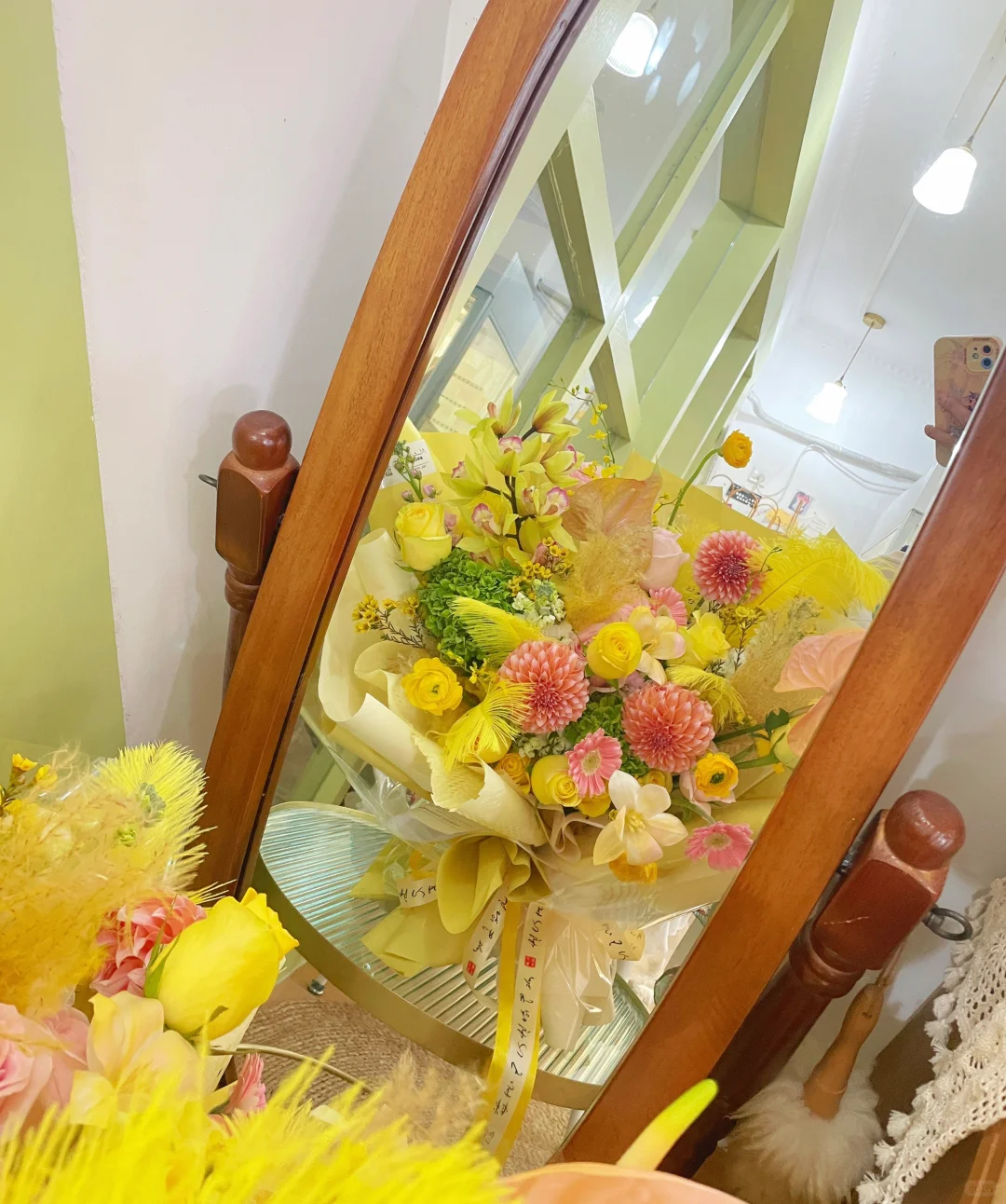 明亮色系花束💐🍃