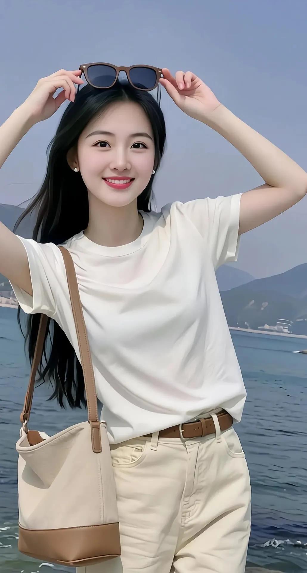 夏日海边穿搭指南街拍 高清美女