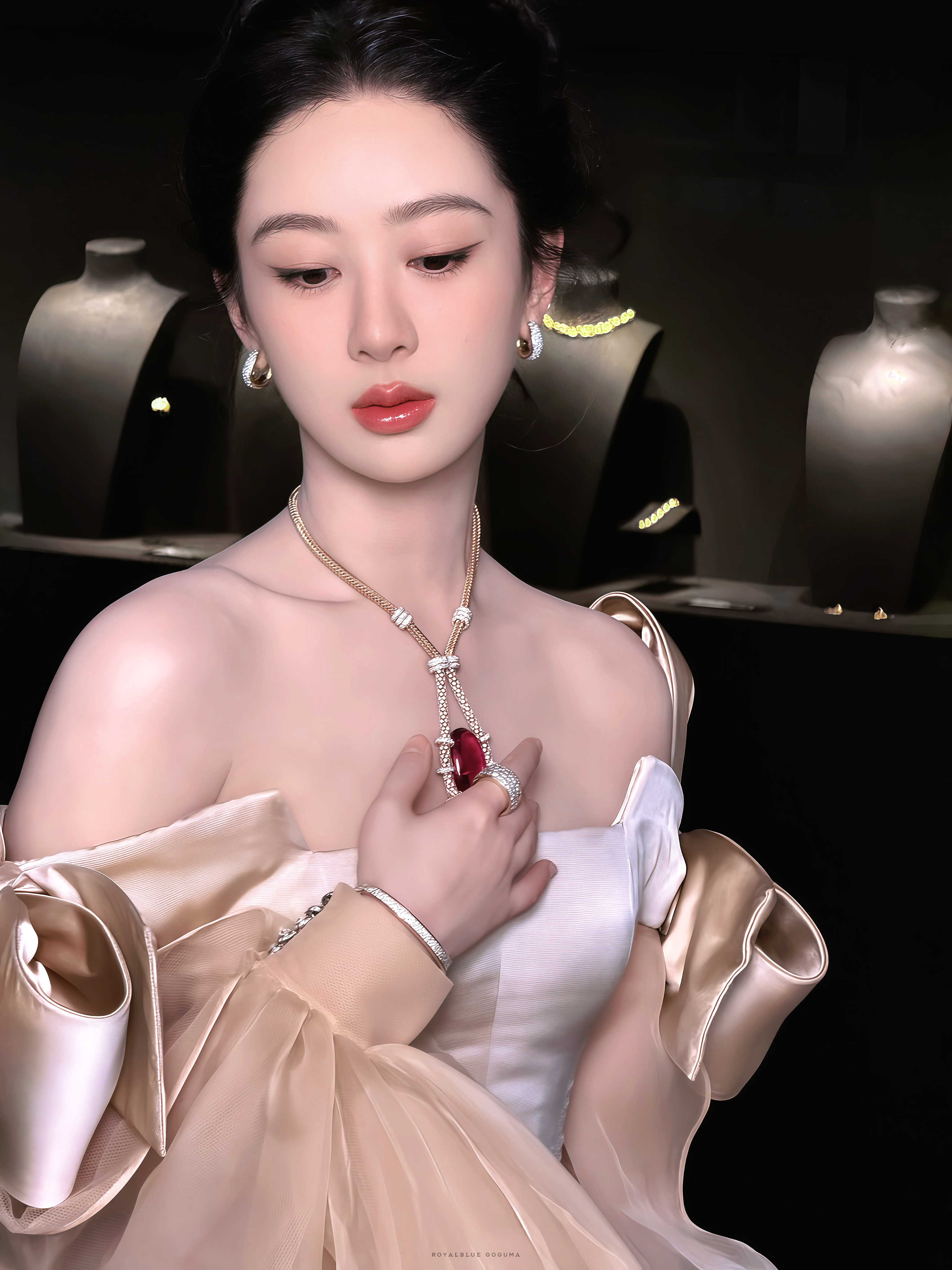 高珠配美人～天生的高贵🦢 
