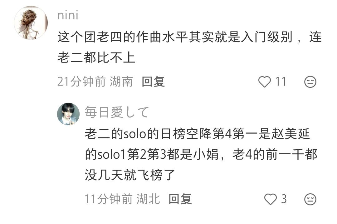 田小娟粉丝能不能分清楚谁是老四谁是劳务再出来飒[流汗]每次发自家红稿必莫名其妙虚