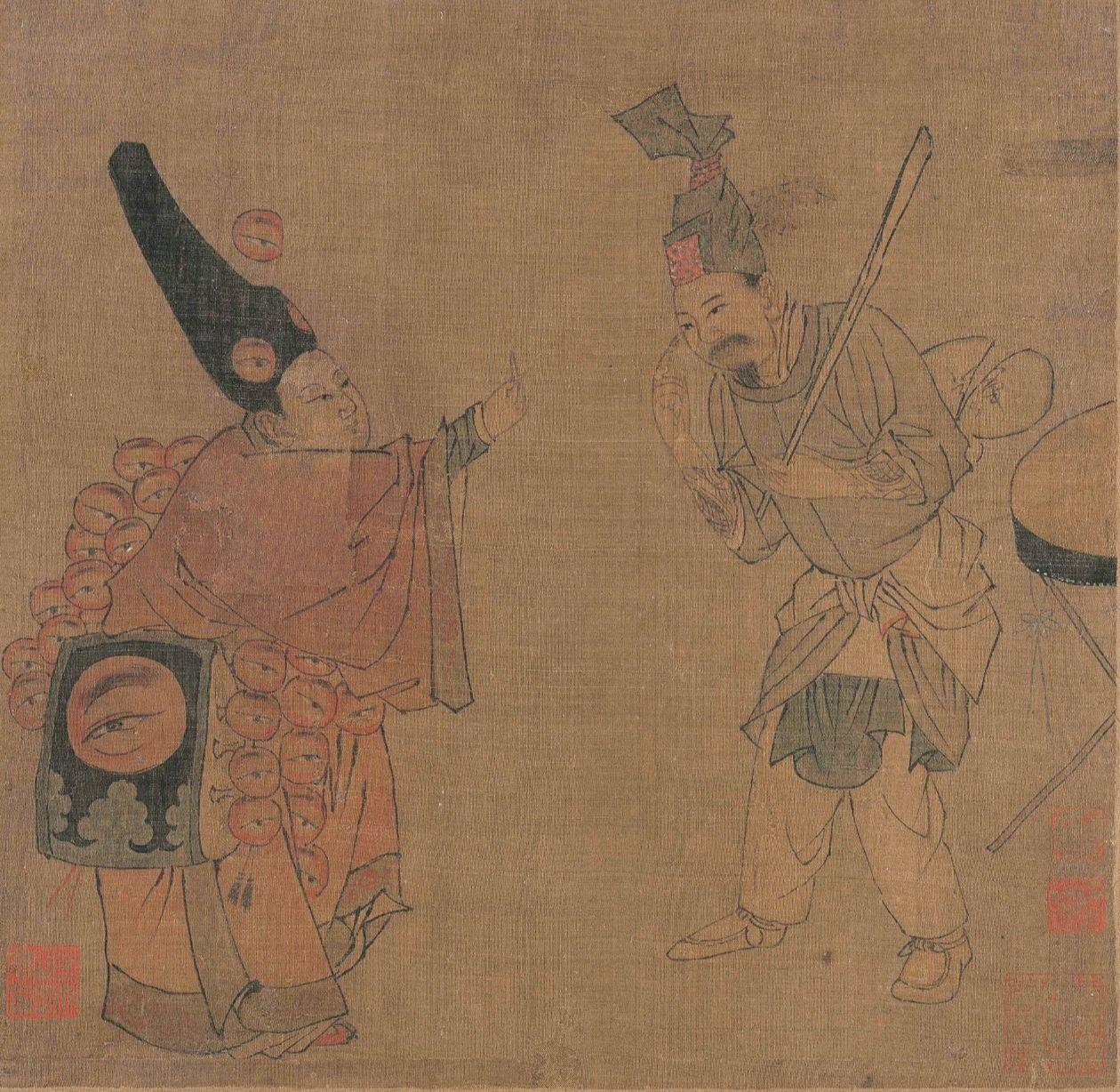 南宋杂剧《卖眼药》八百年前的“眼科广告”我第一次看到这幅南宋小画，先注意到的不是