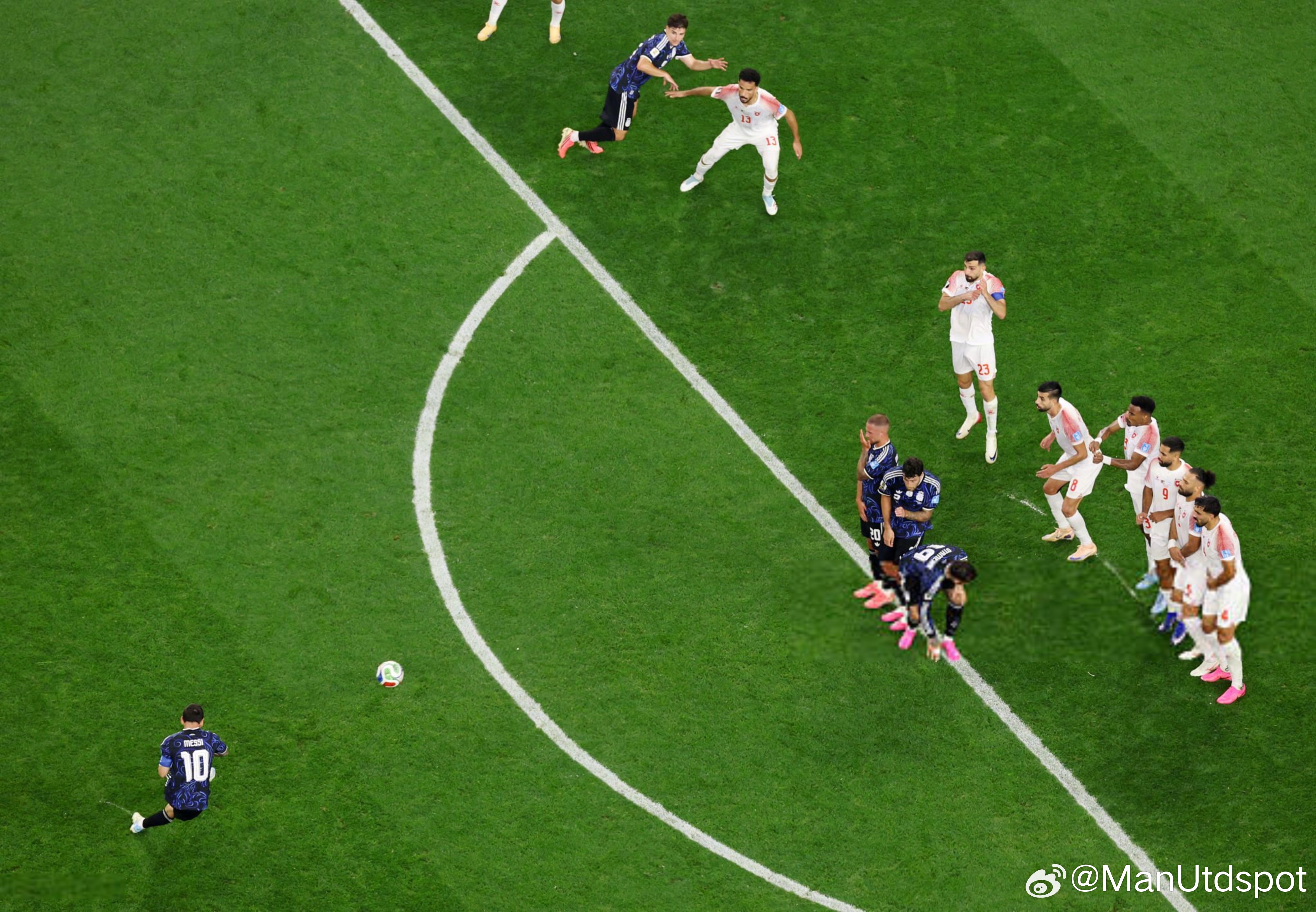 梅西成为世界杯历史上首位连续7场比赛都有进球的球员⚽世界杯约旦1比3阿根廷围观世