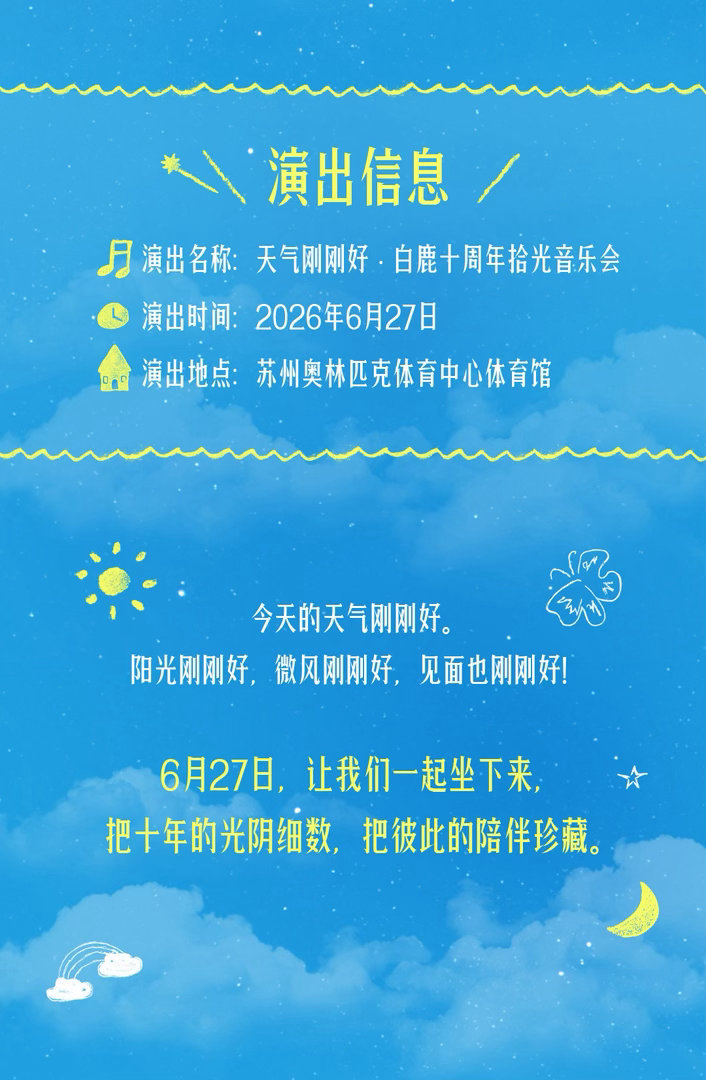 白鹿演唱会票价加起来是十年310+610+810+910+1010=3650，正