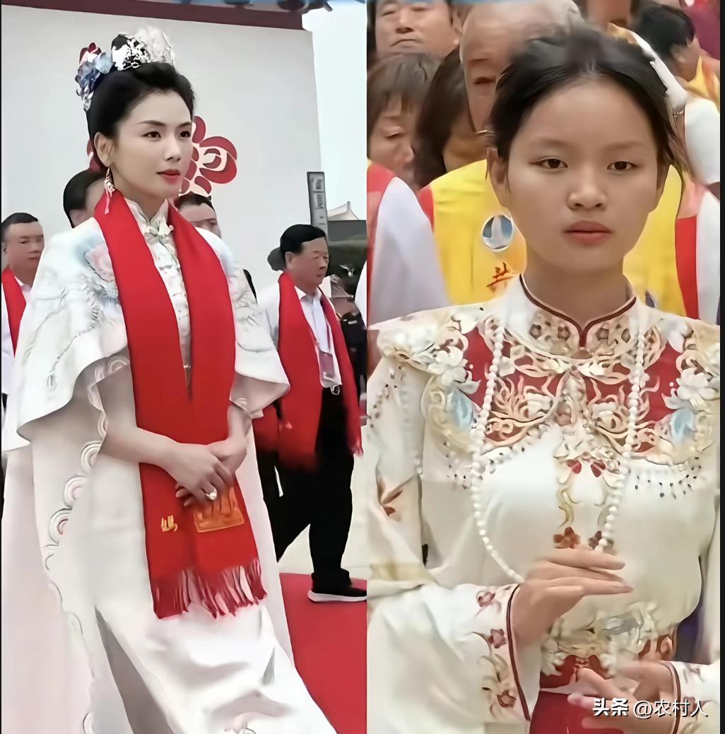 一个妈祖是民间公认的，另外一个是允许表演的。我个人觉得民间公认的好，银幕经典终究