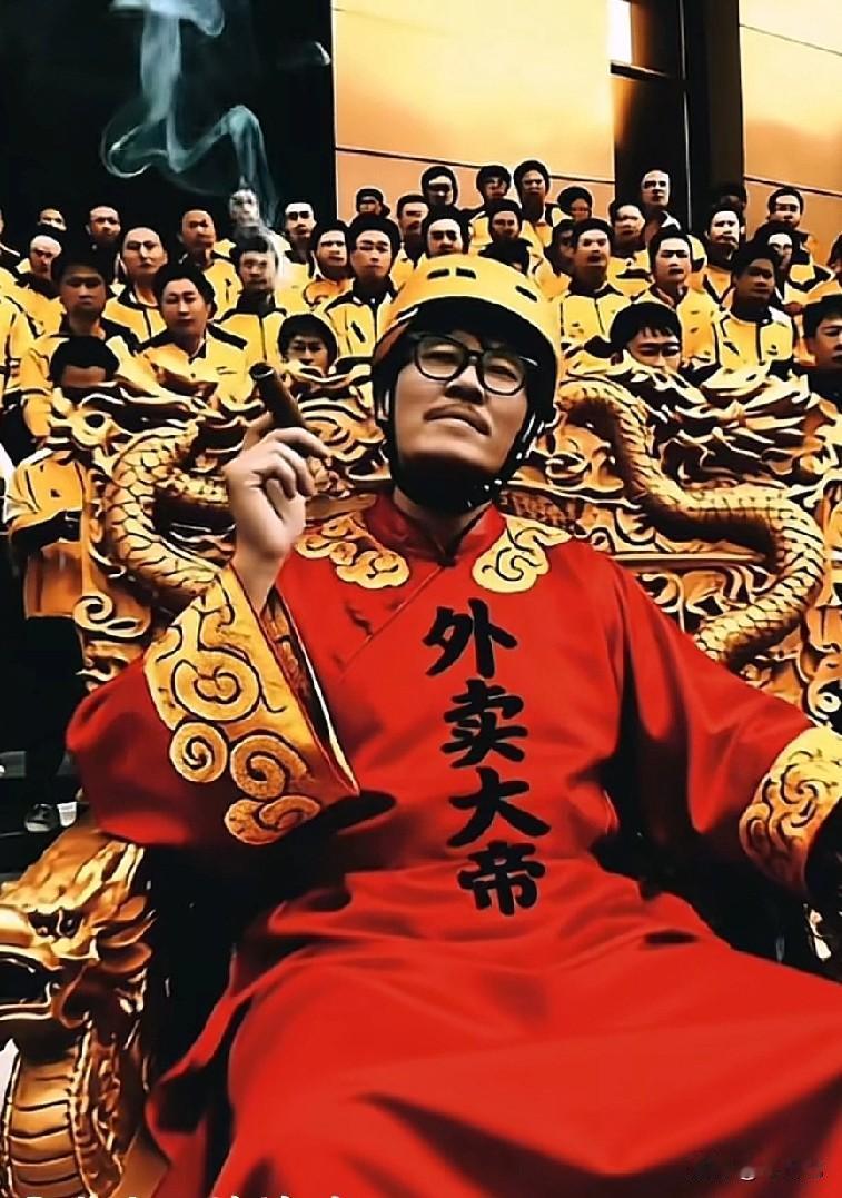 听说这个人火了，
可能只火在外卖圈