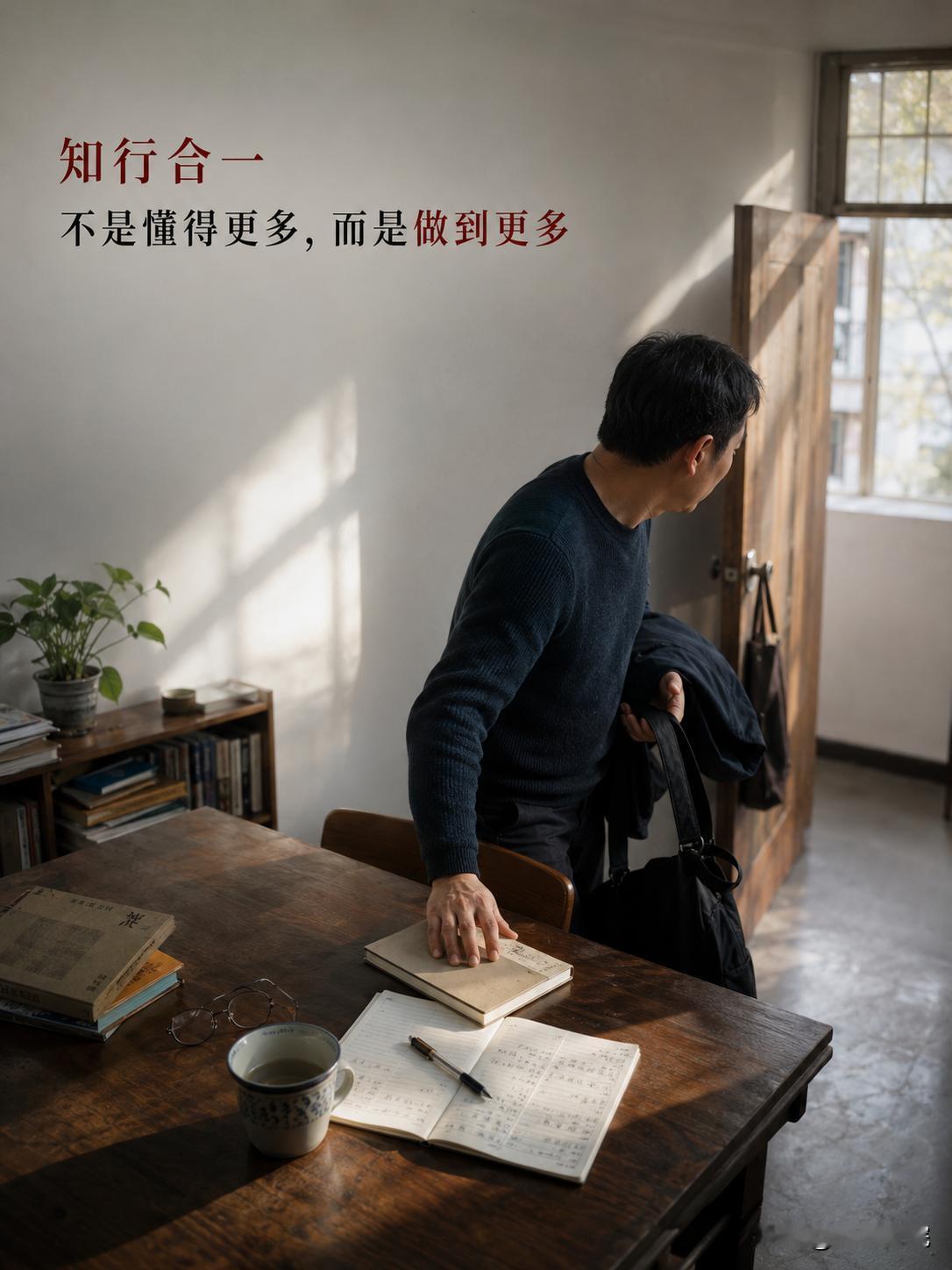 王阳明：一个人真正强大，不是想通了，而是不再停留在想通
很多人喜欢讲王阳明。
