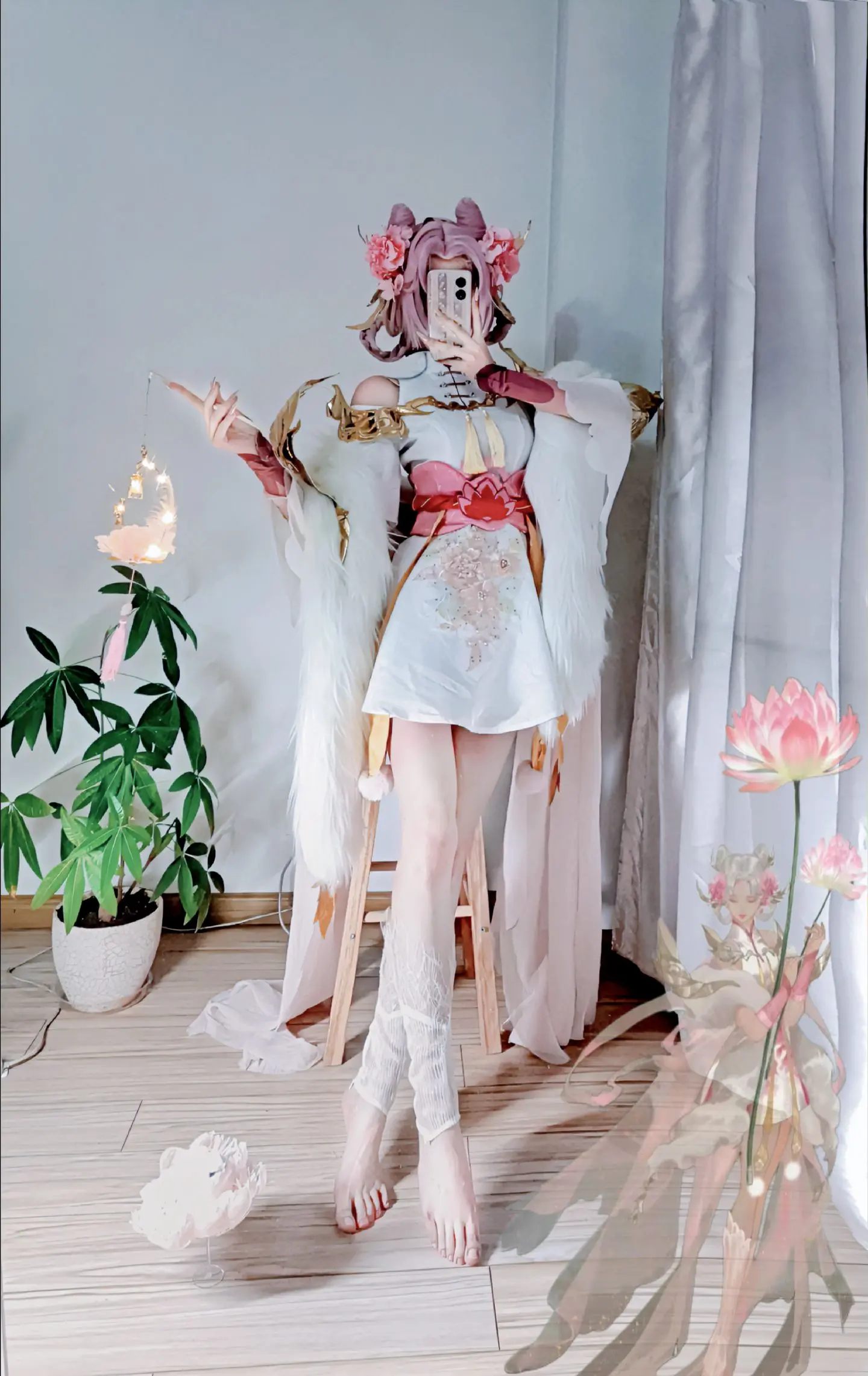 愿我如星君如月，夜夜流光相皎洁。
