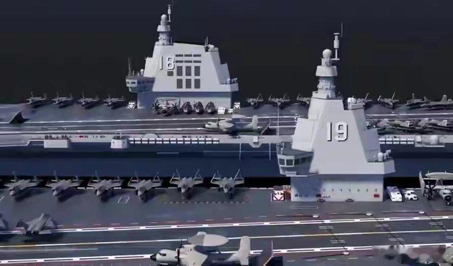 004航母全力加速，福建舰2号舰没了，中国海军二选一，只要10万吨现在，有两条航