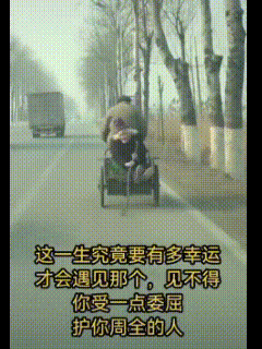 这就是刻在骨子里的爱！
如果你能载我一程，我定推你至山巅！



这辈子能找一个