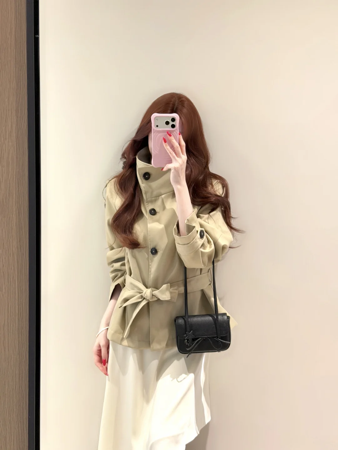 yangzifan新品 利兹画报风衣上身*🤳🏻