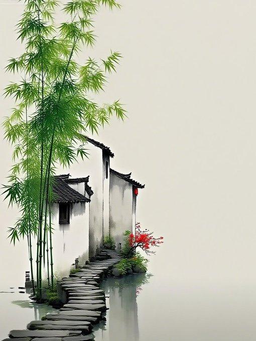 无限的想象空间，这就是国画所代表的意境