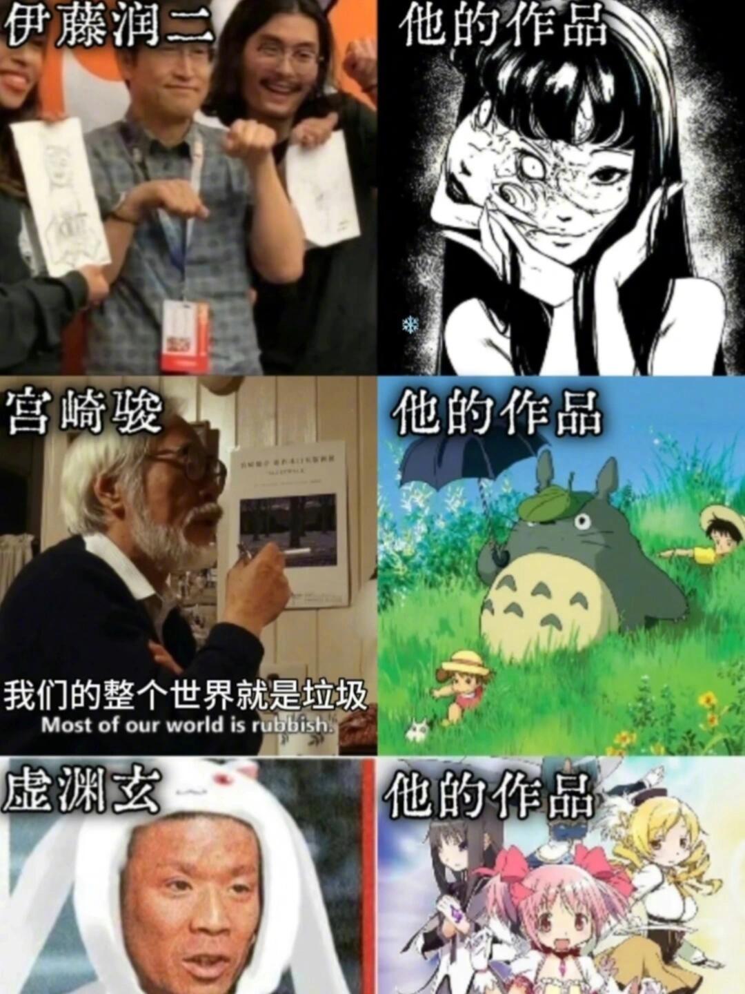 动漫界有自己的反差感 ​​​