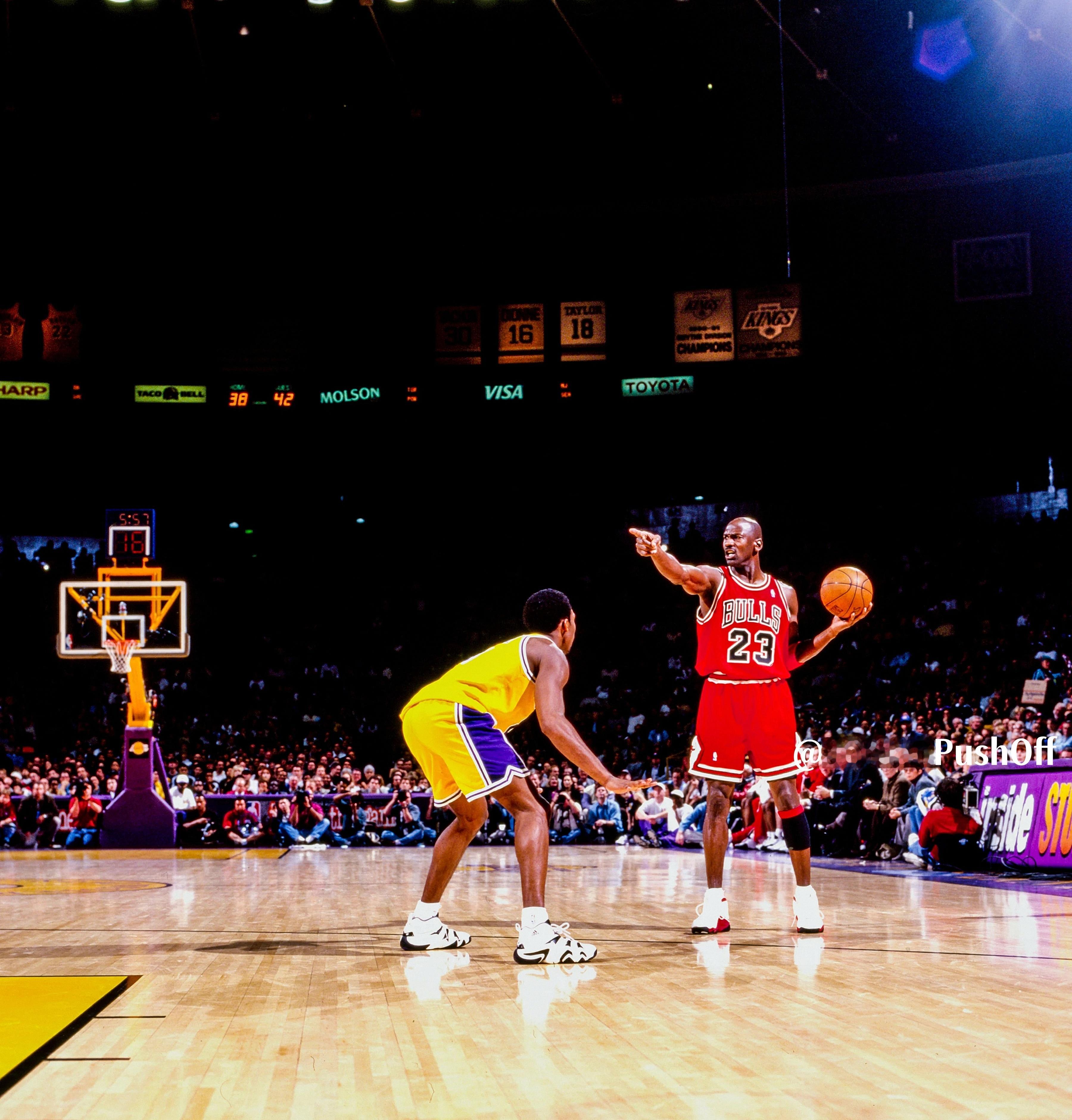 kobe bryant Vs. Michael Jordan 1998nba科比
