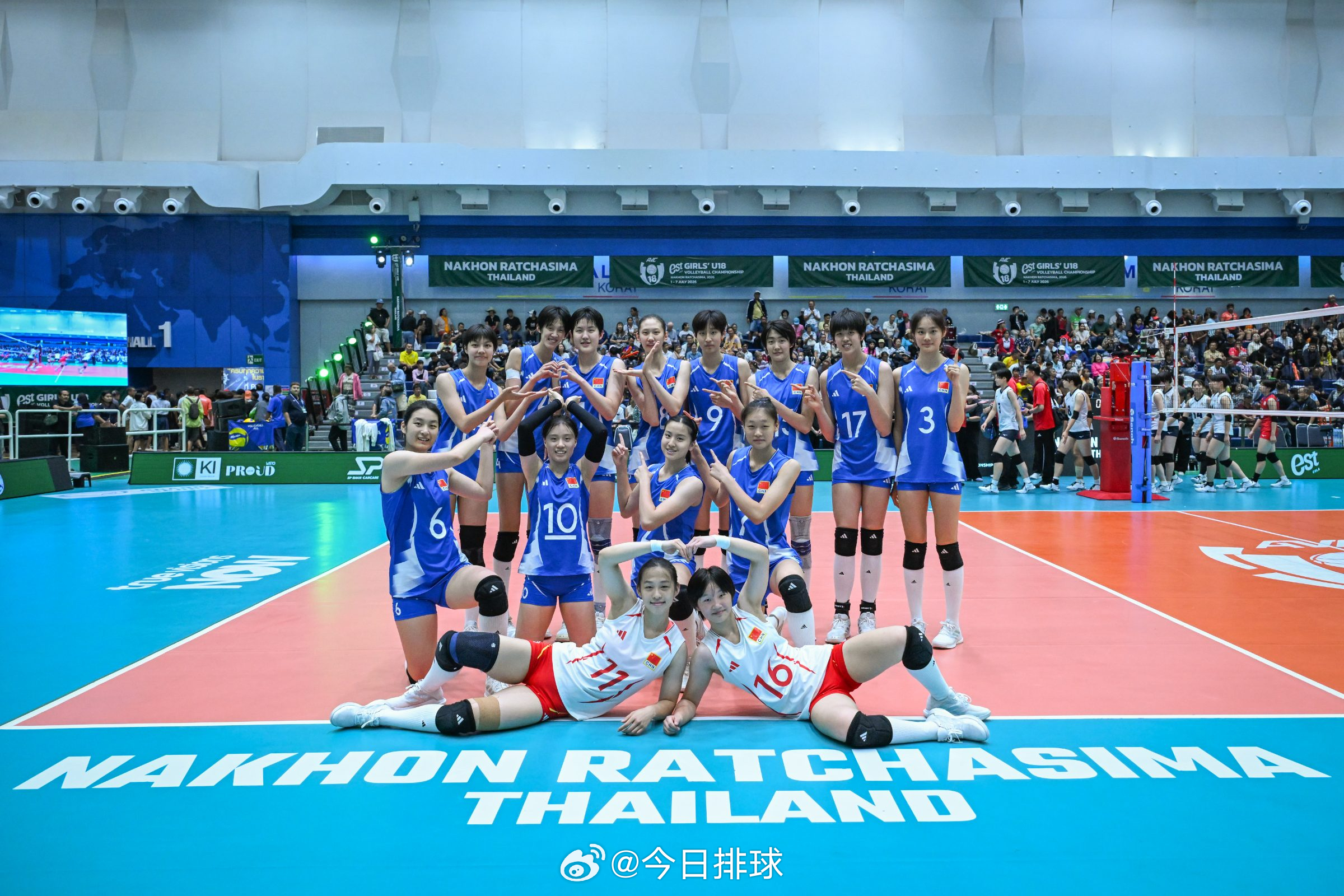 2026U18女排亚锦赛 中国队顺利晋级决赛，另一场半决赛北京时间今晚20:00