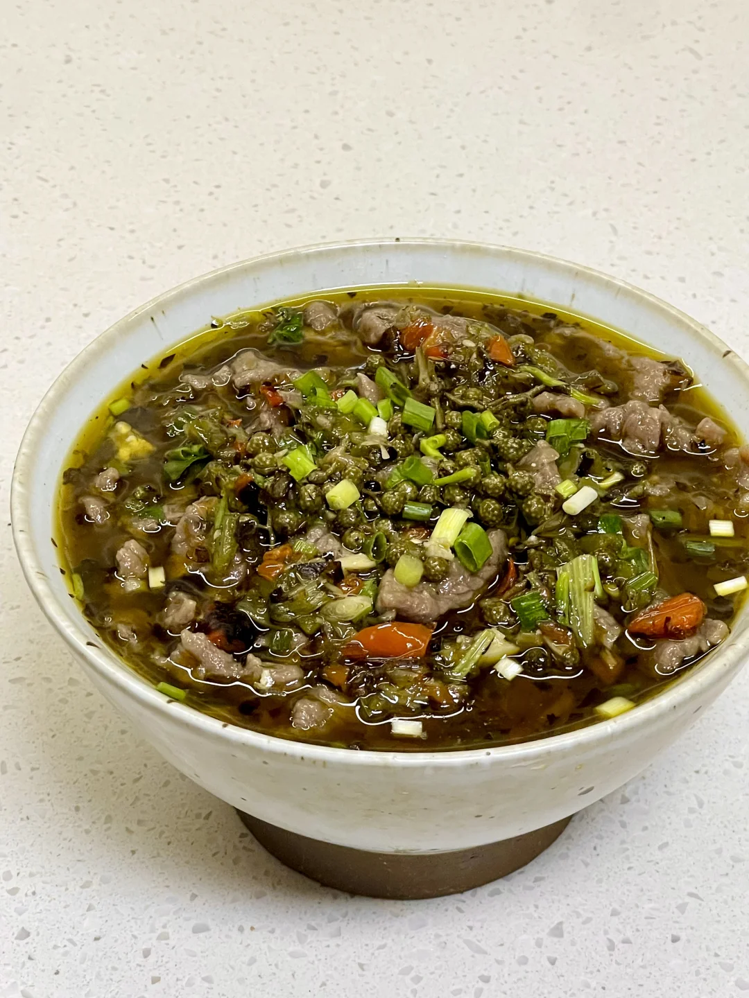 椒麻鲜嫩的烧椒豆花牛肉，附详细做法～