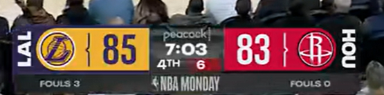 5分钟比分3比2，平均1分换1分 