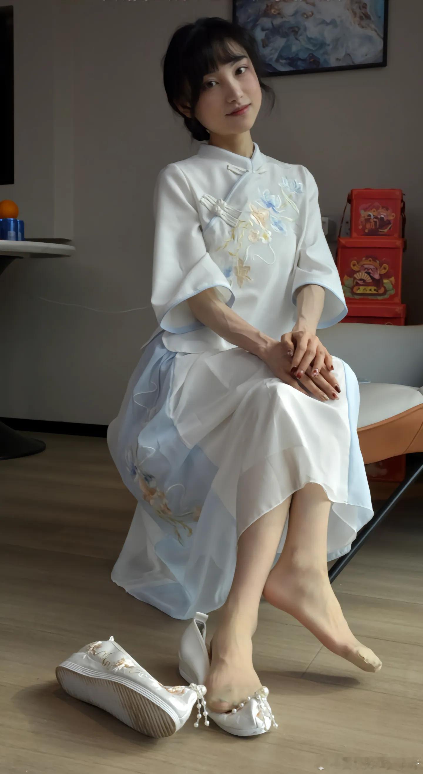 肉色丝袜与传统古风相结合的美～ ​​​