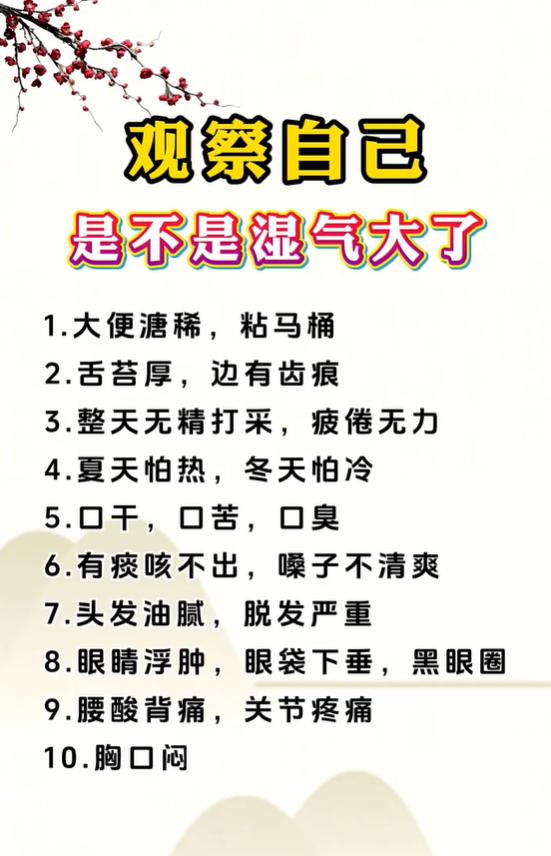 大便粘马桶、浑身发沉，你体内湿气重吗？