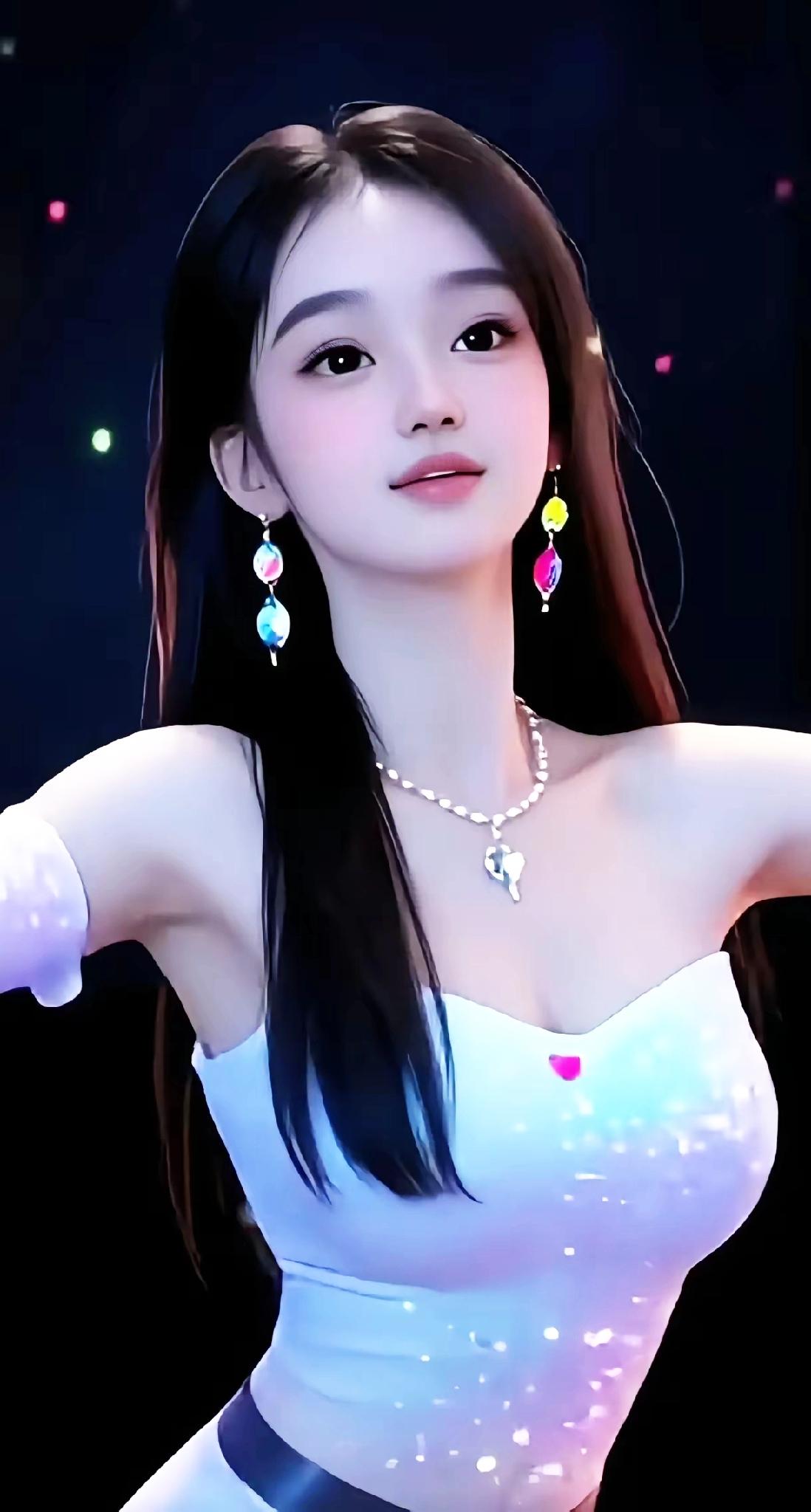 梦幻舞台上的闪耀少女，光彩夺目！🌟✨