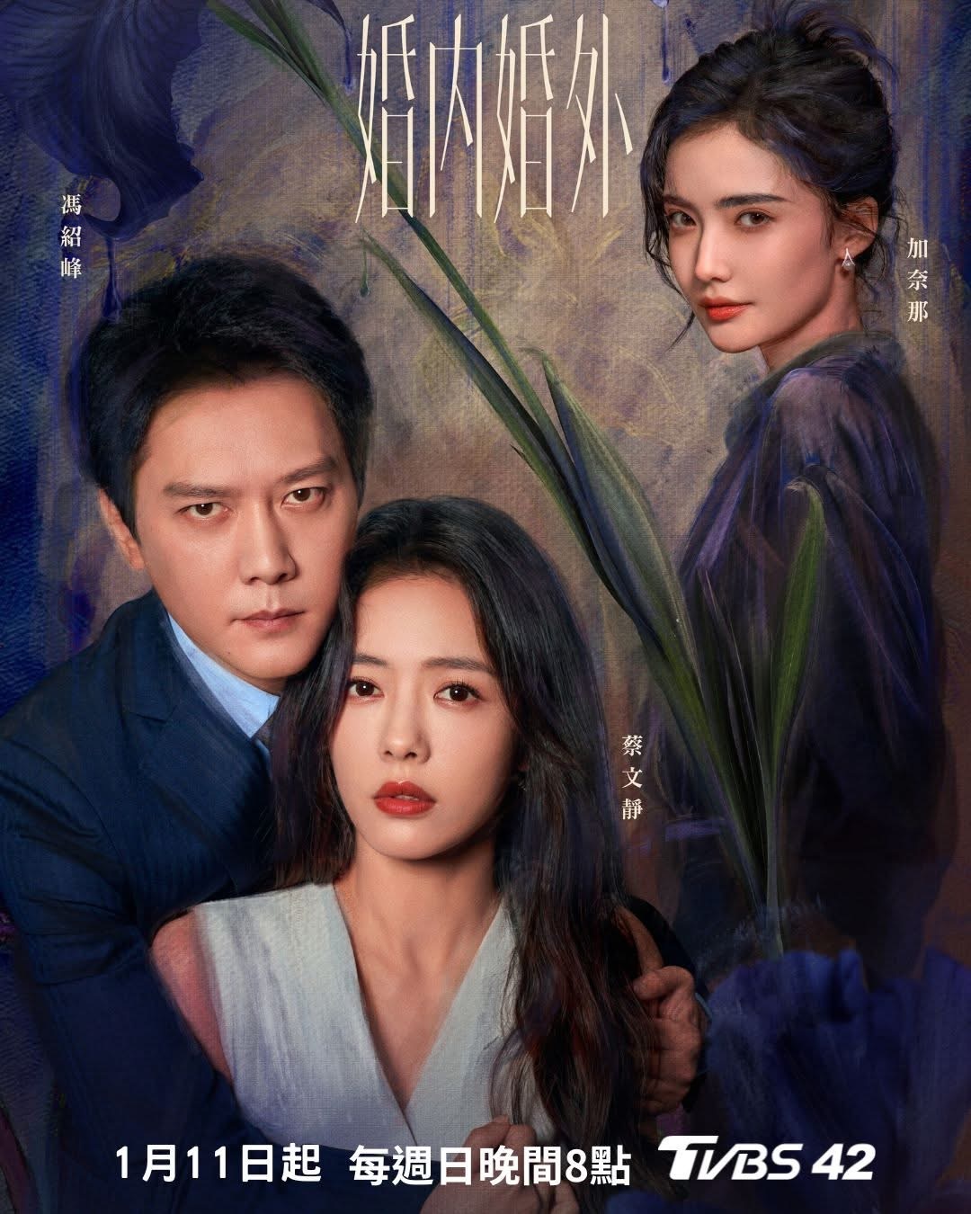 【台湾资讯:婚内婚外台湾播出 】冯绍峰、蔡文静、邢昭林、加奈那领衔主演的24集都