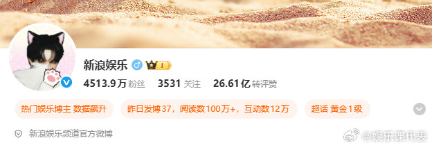 新浪娱乐又换邓为头像了 喵喵大王来也！好喜欢愚人节换上的这个可爱头像，萌晕了