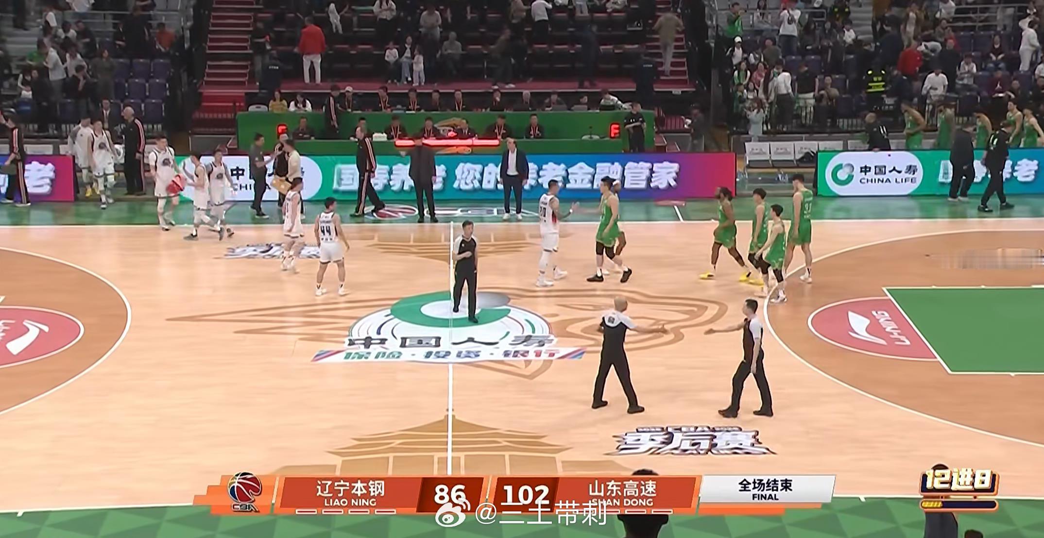 cba季后赛 山东客场102-86大胜辽宁，系列赛来到1-1，要回到济南决胜了！