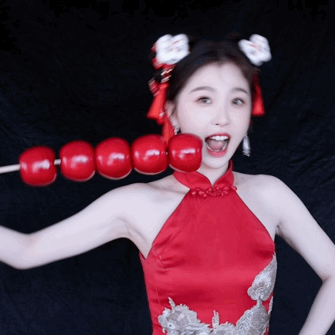 携福娃小欣祝大家新年快乐希望新的一年与欣欣多多见面 