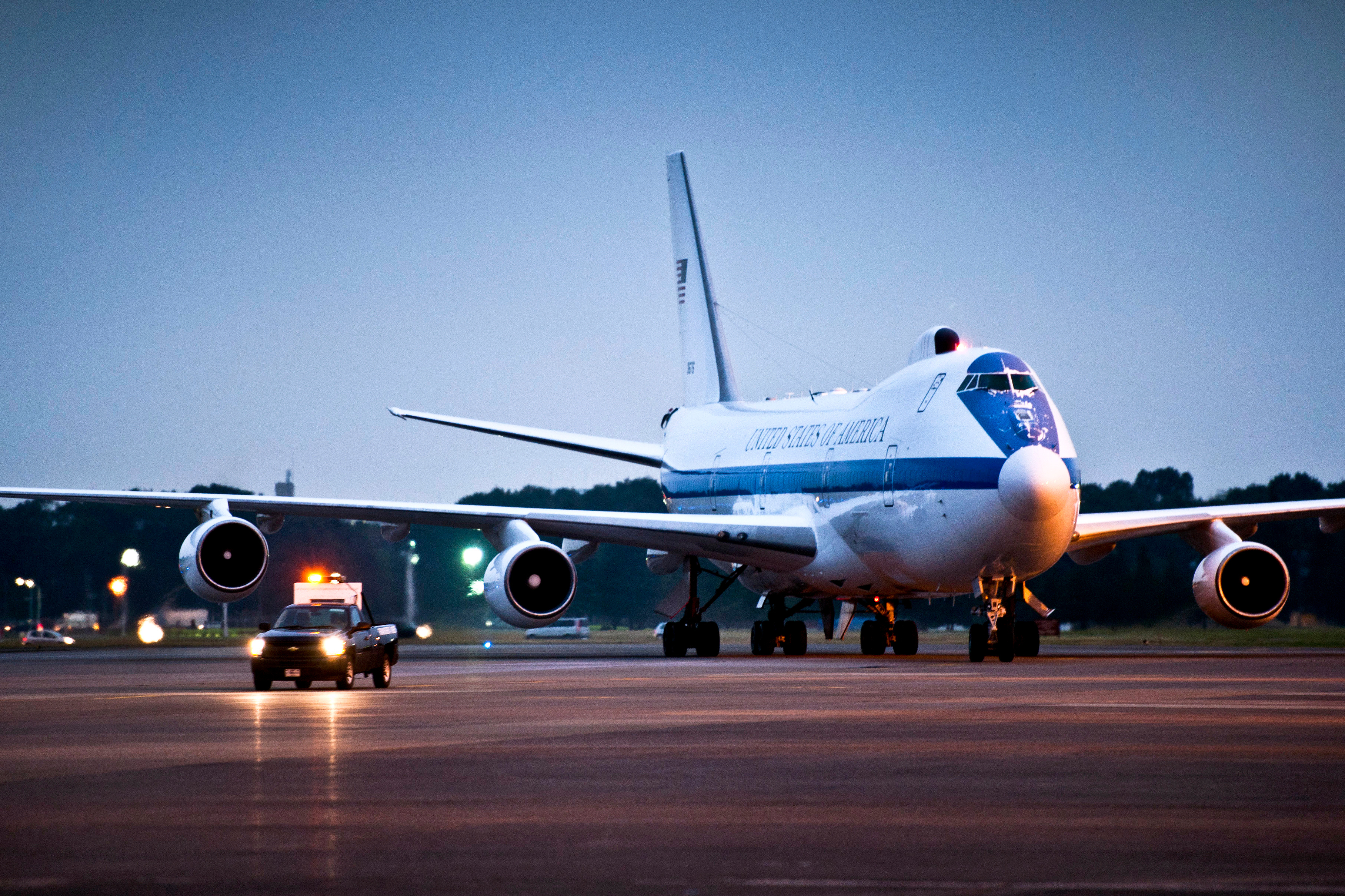 分享圖片：美國波音E-4B要員運輸機/中樞空中指揮機 