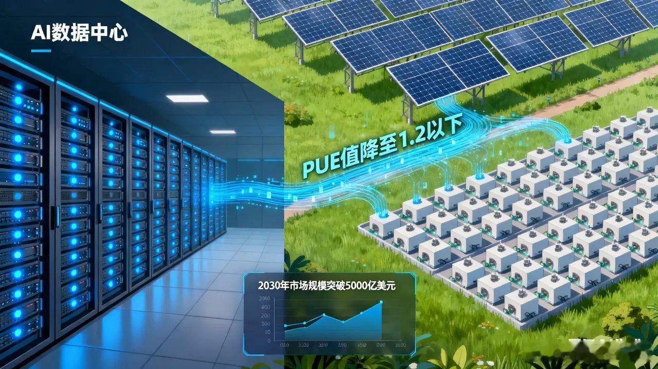 AI狂吃电与光伏内卷：万亿机会藏在矛盾背后一边是AI数据中心，机架功率从传统的1