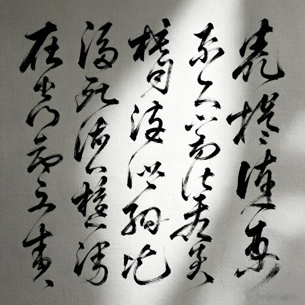 老钱退休后迷上书法，天天在群里晒“狂草”。 群友忍了三个月，终于有人委婉提醒：“