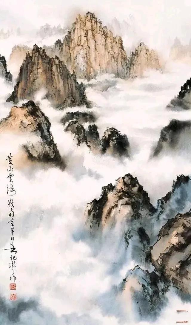 雅俗共赏的山水画，气势磅礴！