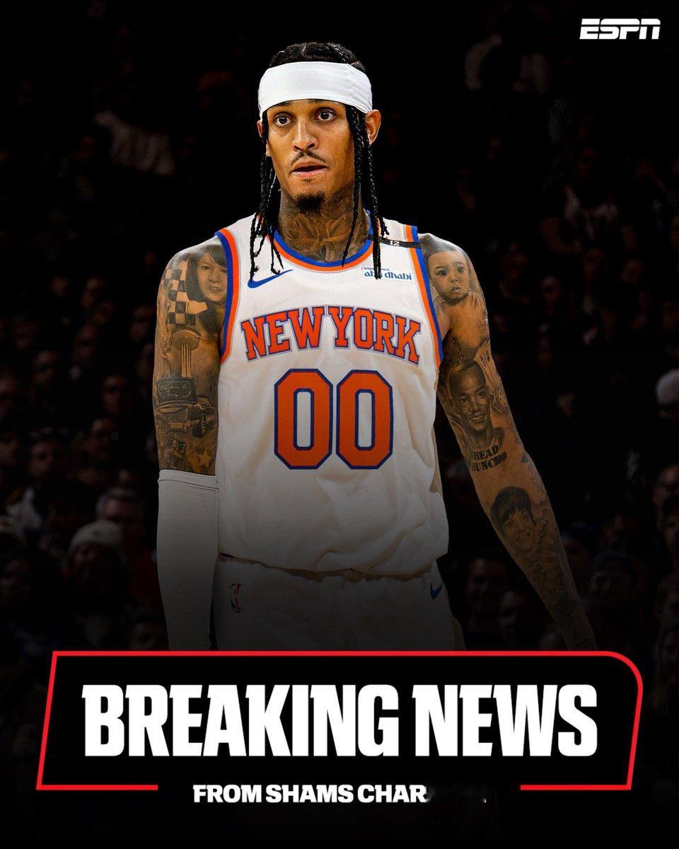 NBA交易NBA克拉克森加盟尼克斯乔丹-克拉克森被爵士买断，预计度过澄清期之后，