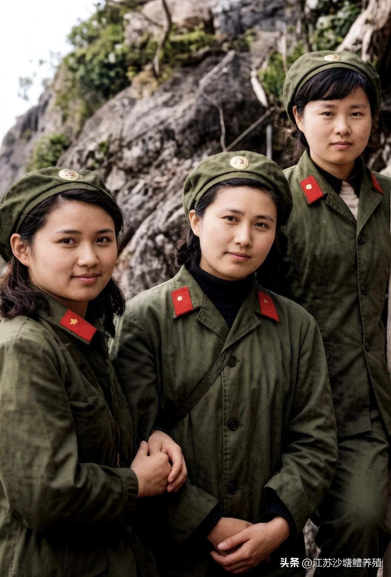 毛主席写过一首诗，
其中有两句是：
“中华儿女多奇志，
不爱红装爱武装。”
在老