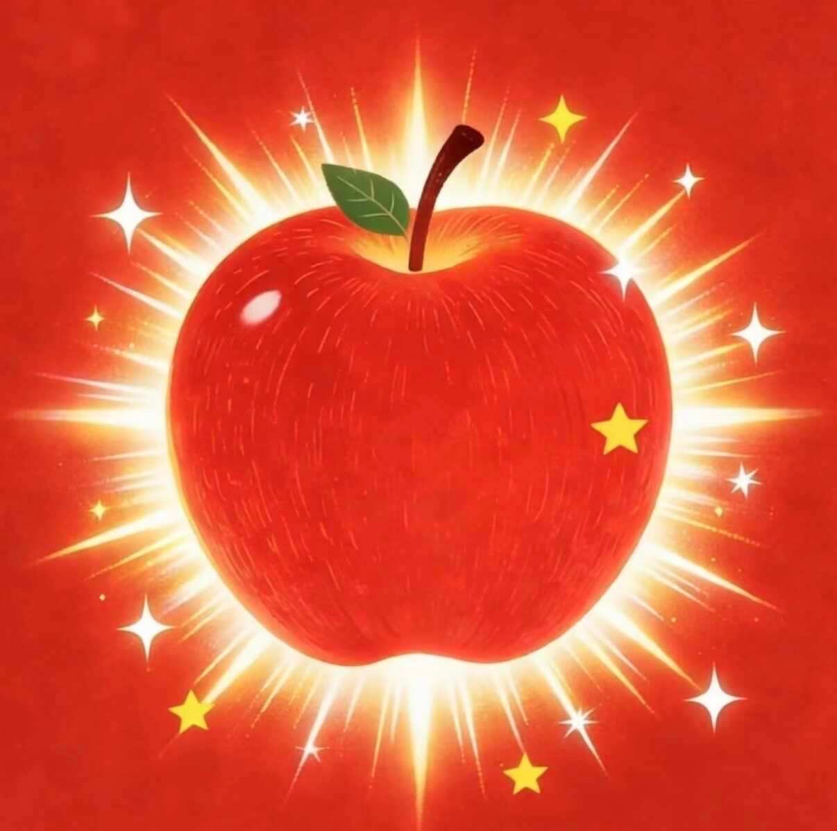 看到这个苹果的都会好运 ​​​