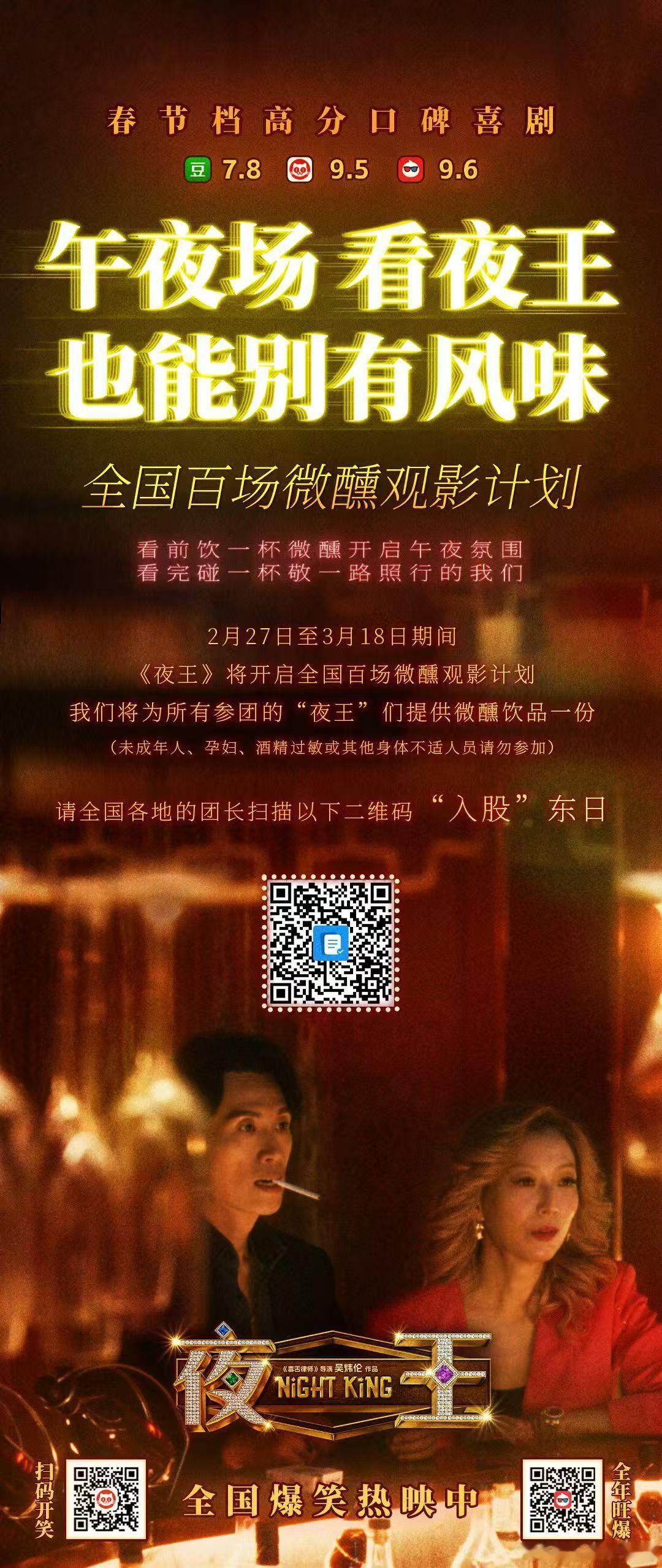 最佩服港片的一点就是“执生”，环境再难也要努力想办法去破局，《夜王》排片有很多是