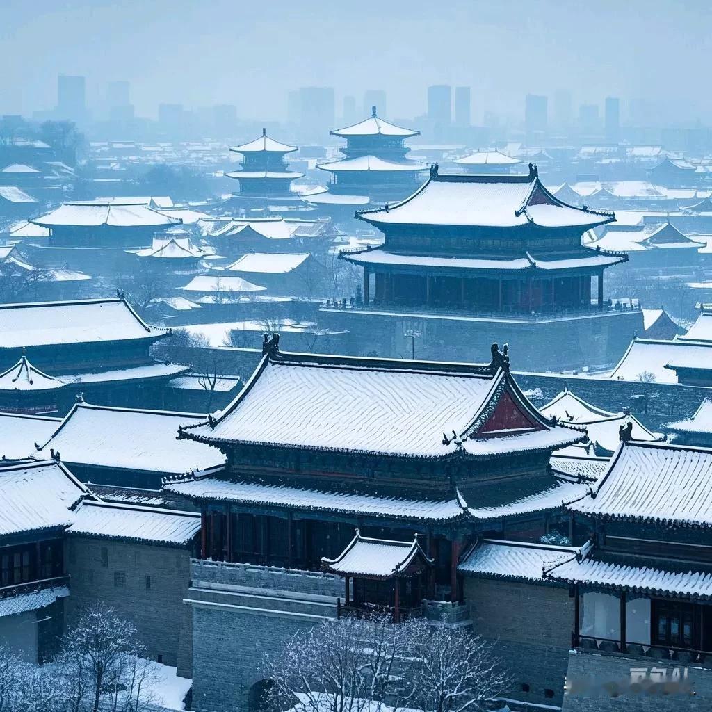 西安，一座历史悠久的城市，一下雪就变成了梦幻般的长安。

随着冬风的轻拂，西安迎