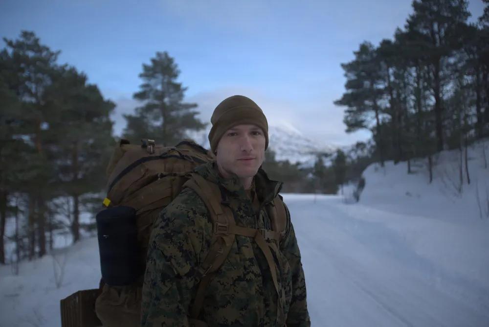 2026年2月26日，美国海军陆战队员和第二海军陆战队航空联队在挪威博多空军基地