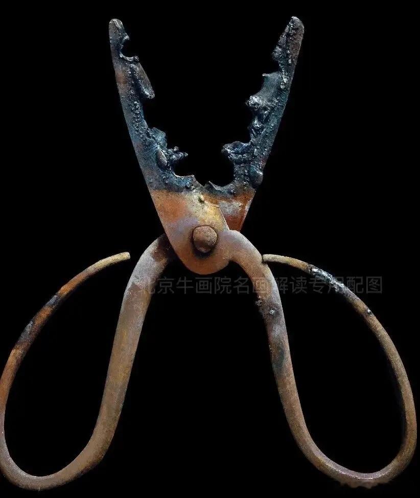 冷军的一把生锈的剪刀，卖了115万，这把剪刀太值钱了！总有人质疑画家的画价值在哪