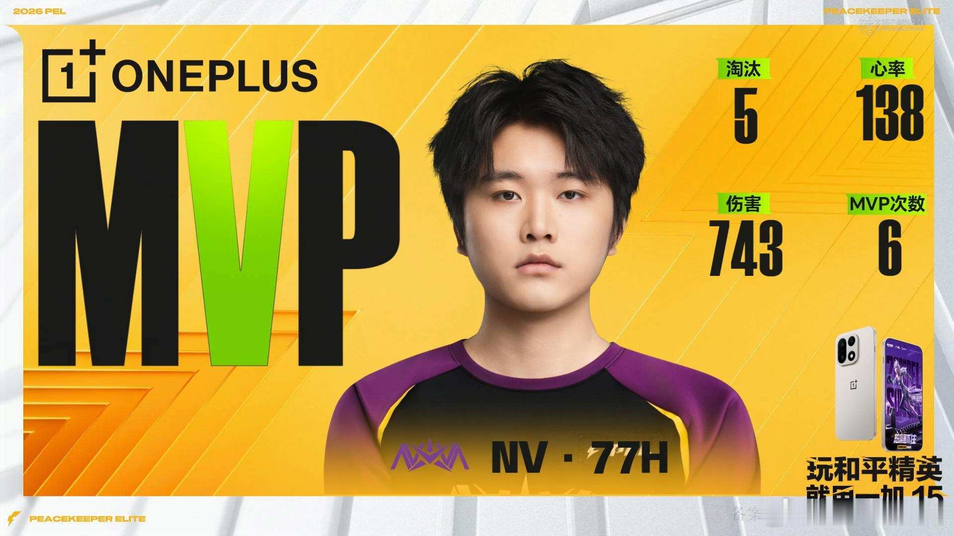 NV海岛两连鸡77H二连MVP紫金军团海岛赛场火力全开，背靠背吃鸡士气拉满，77