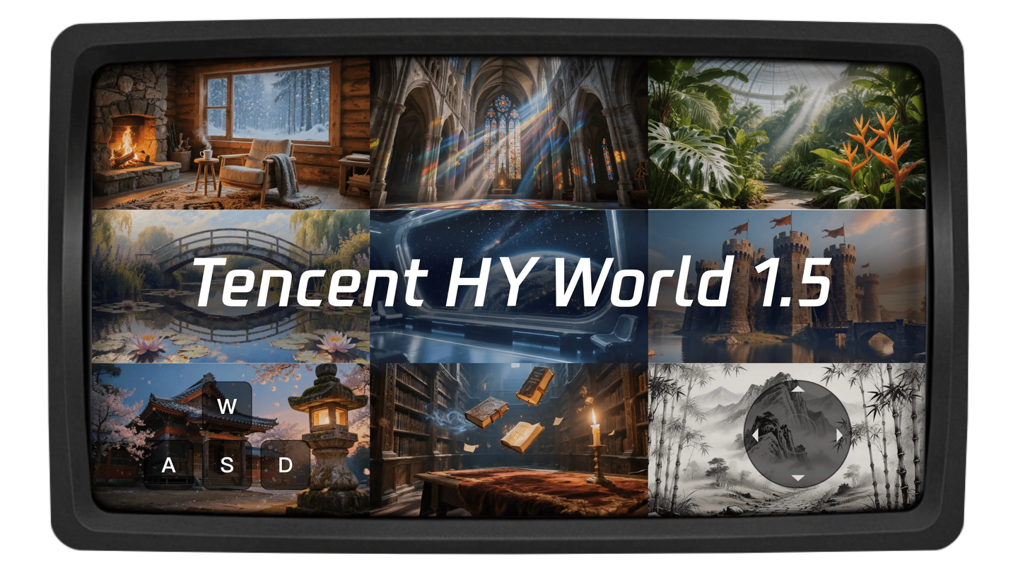 腾讯混元世界模型1.5发布