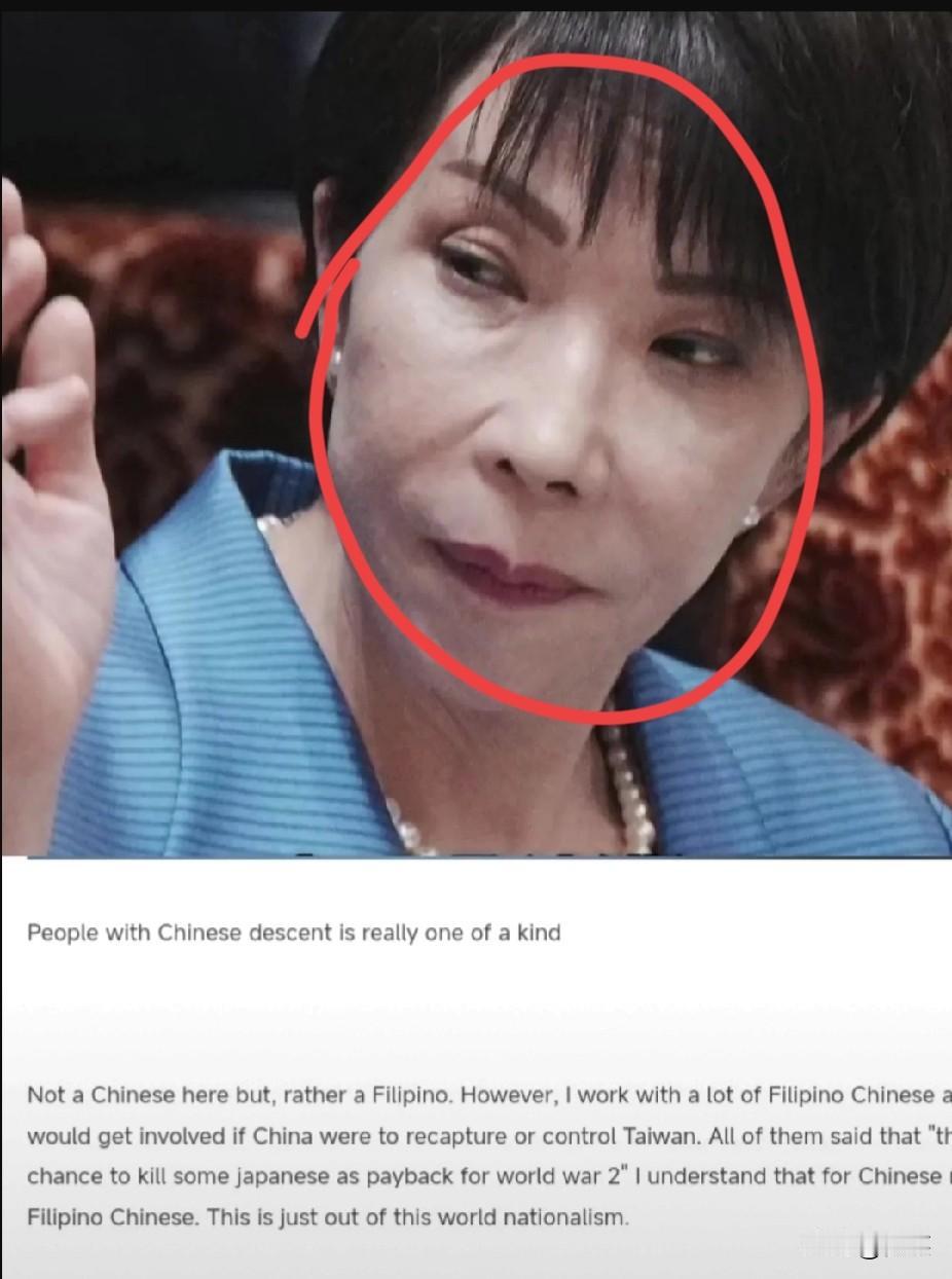 一个菲律宾人发帖称，中日两国气氛紧张，他原本发了篇短文想批判中国大陆民众喊战的这