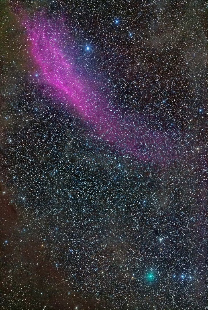 #每天一天文图# 加州星云附近的彗星 ​​​