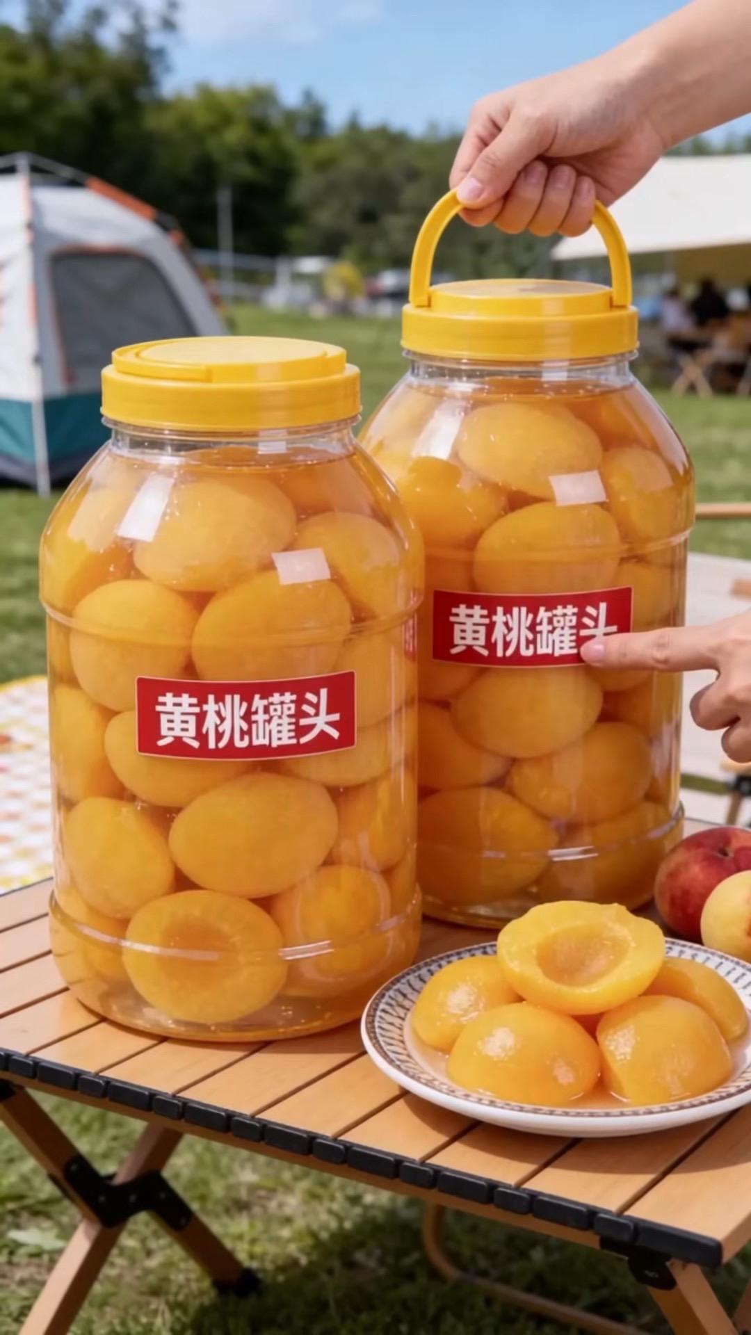 每块黄桃超大厚实，鲜甜脆爽，汤汁清甜不腻，开盖即食，老人小孩都爱吃，解...