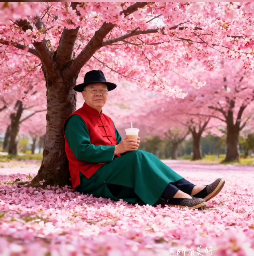 上联:夏去秋来听叶落，
下联:冬走春回看花开。